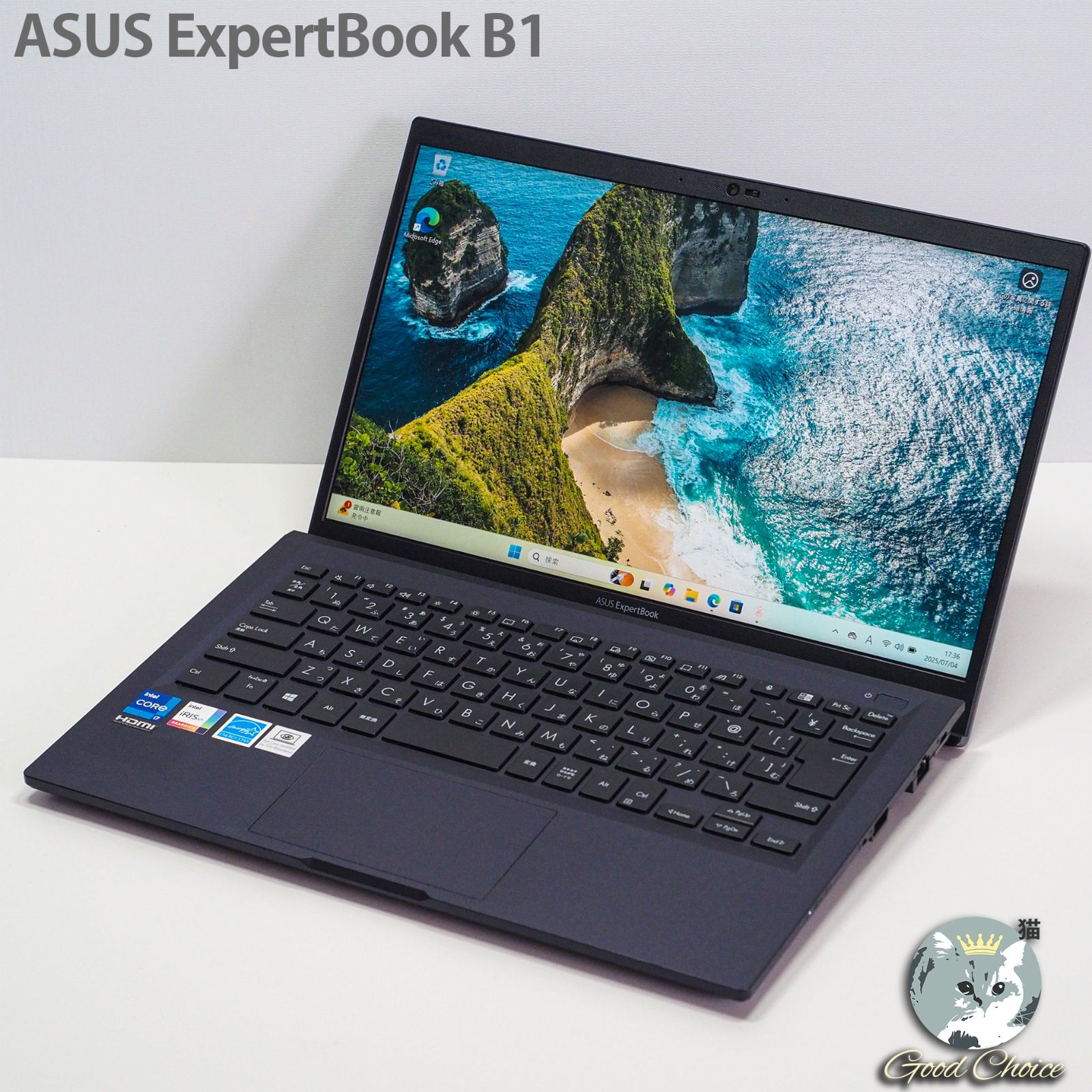 ASUS ExpertBook B1、16 GBメモリ、512GB SSD、Windows 11Pro
