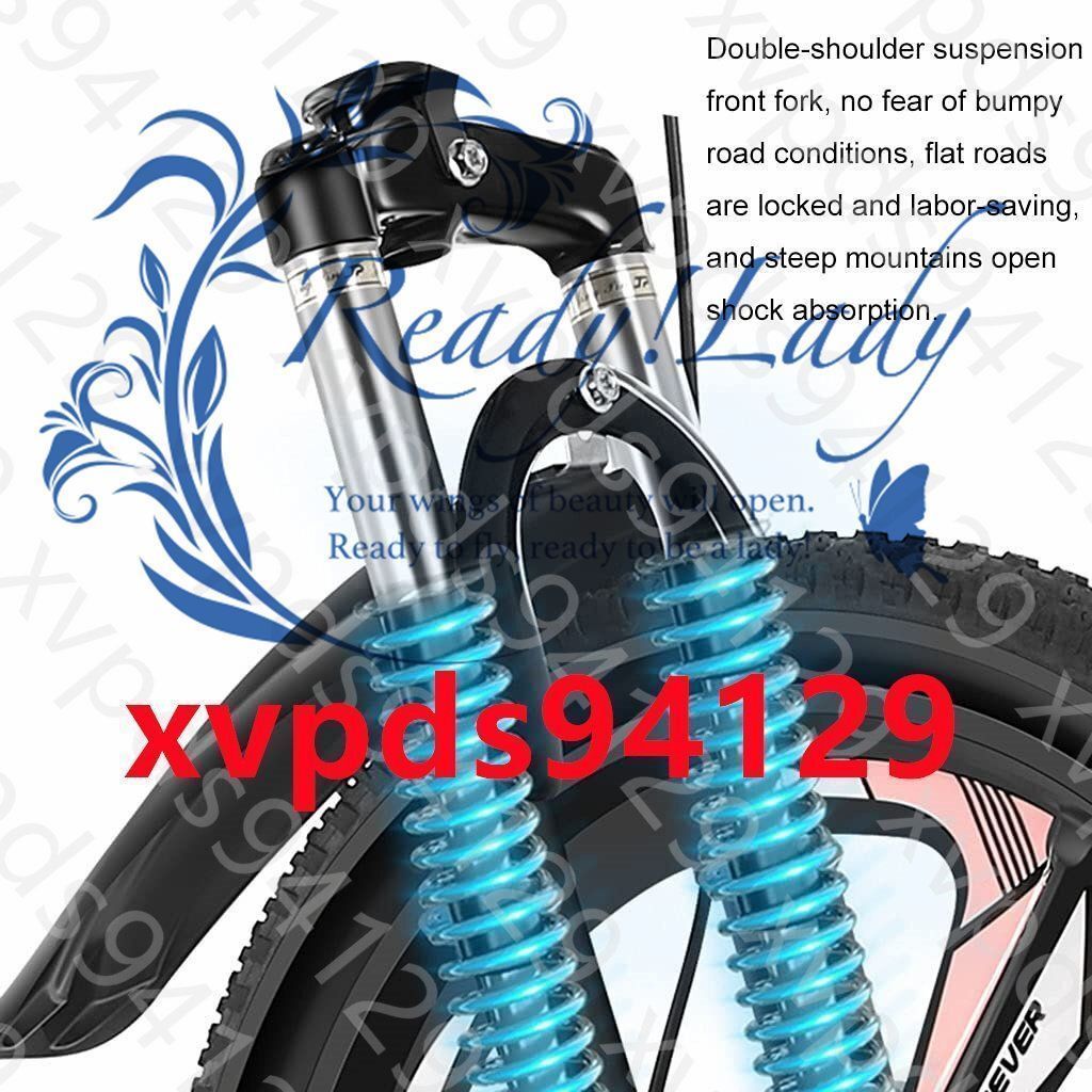 キッズバイク18インチ可変速バイク男性用および女性用マウンテンバイク子供用衝撃吸収マウンテンバイク折りたたみ自転車