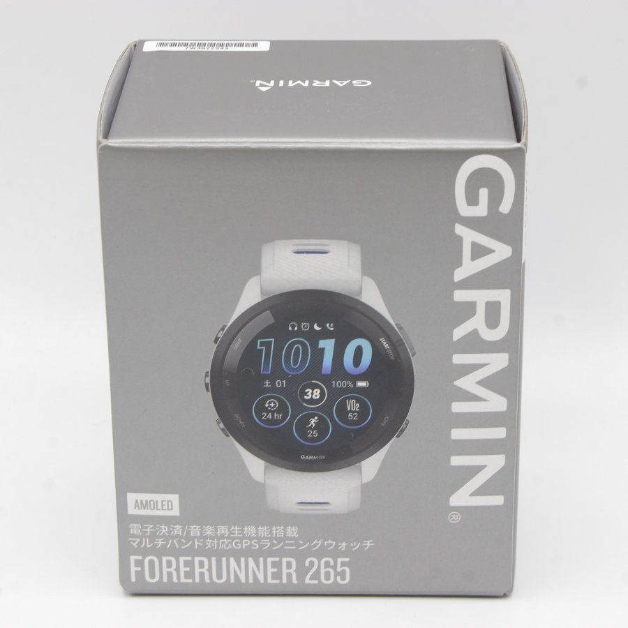 新品】GARMIN Forerunner 265 Music White 010-02810-41