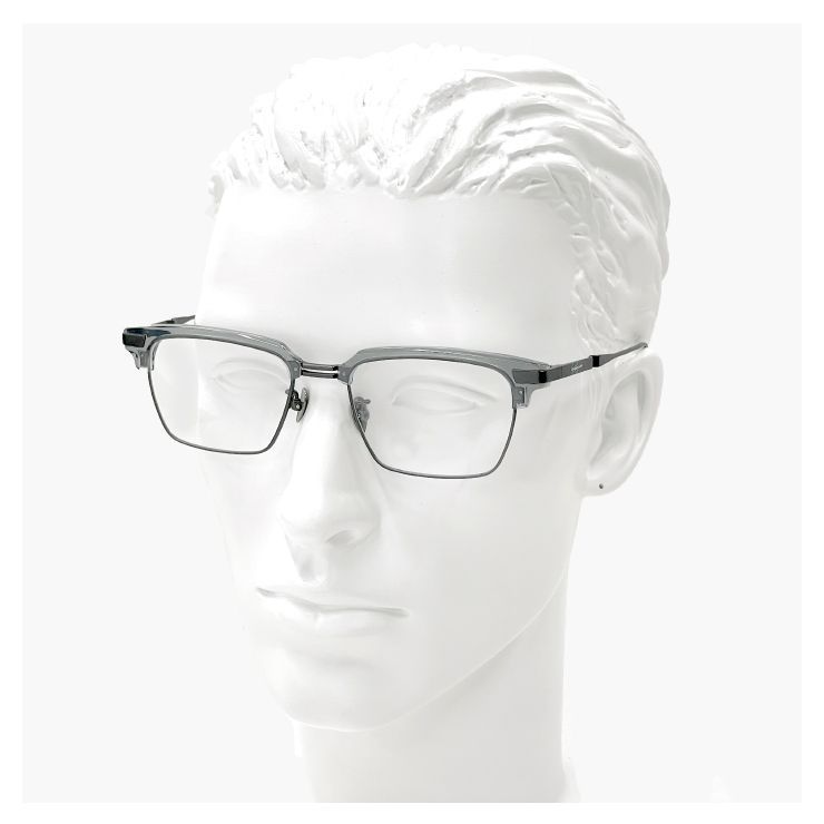 新品】 メンズ ヨウジ ヤマモト メガネ 日本製 19-0088 1 c01 52mm  