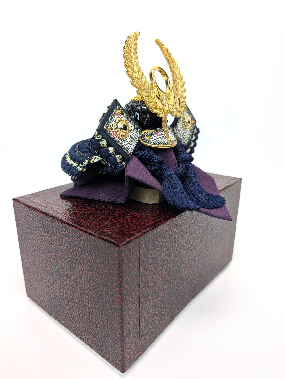 ●新品●　日本伝統工芸品　金沢箔　金箔押屏風　台、屏風セット 箔一】花見鳥 屏風時計〜金箔（金沢箔）の小物〜ノベルティに