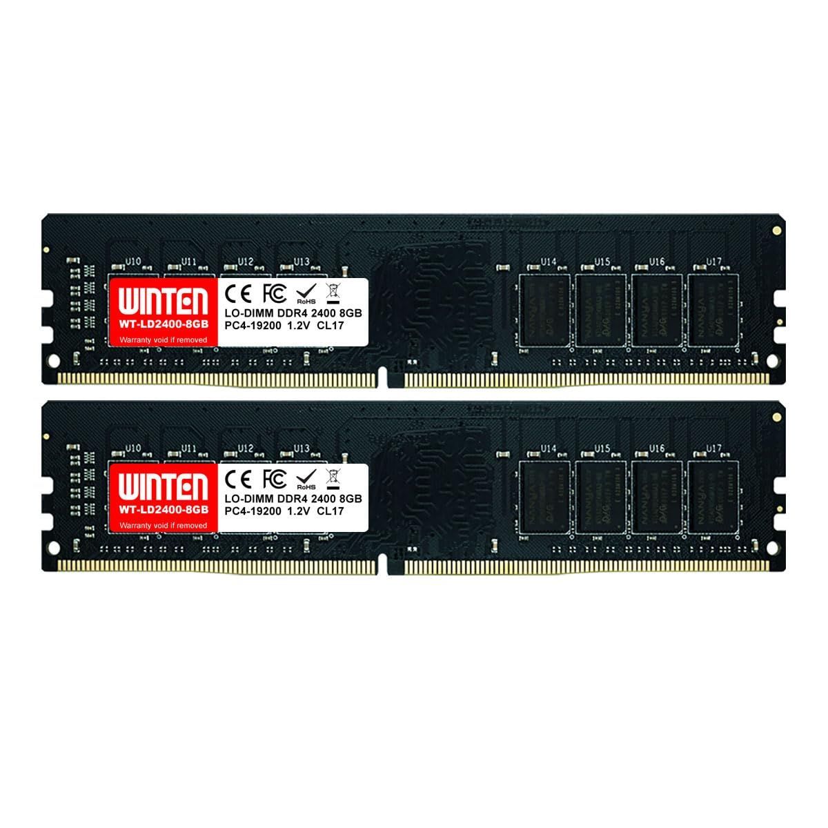 8GB×2_DDR4 2400_通常 WINTEN デスクトップPC用 メモリ DDR4 2400 PC4-19200 16GB (8GB x ...