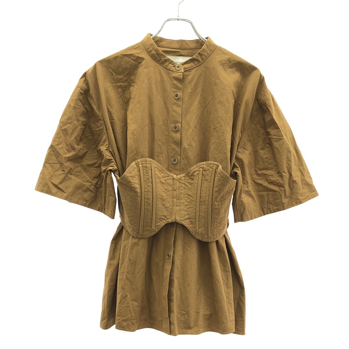 AKIRA NAKA アキラ ナカ コルセットシャツジャケット AP2209-BE  