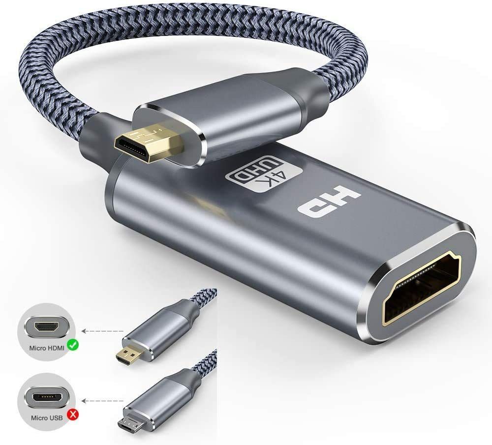 在庫セール】HDMI ケーブル 30cm - Micro HDMI to HDMI変換
