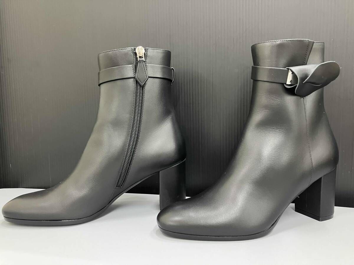 HERMES エルメス サンジェルマン 美品 サイズ36 ブーツ シルバー金具 