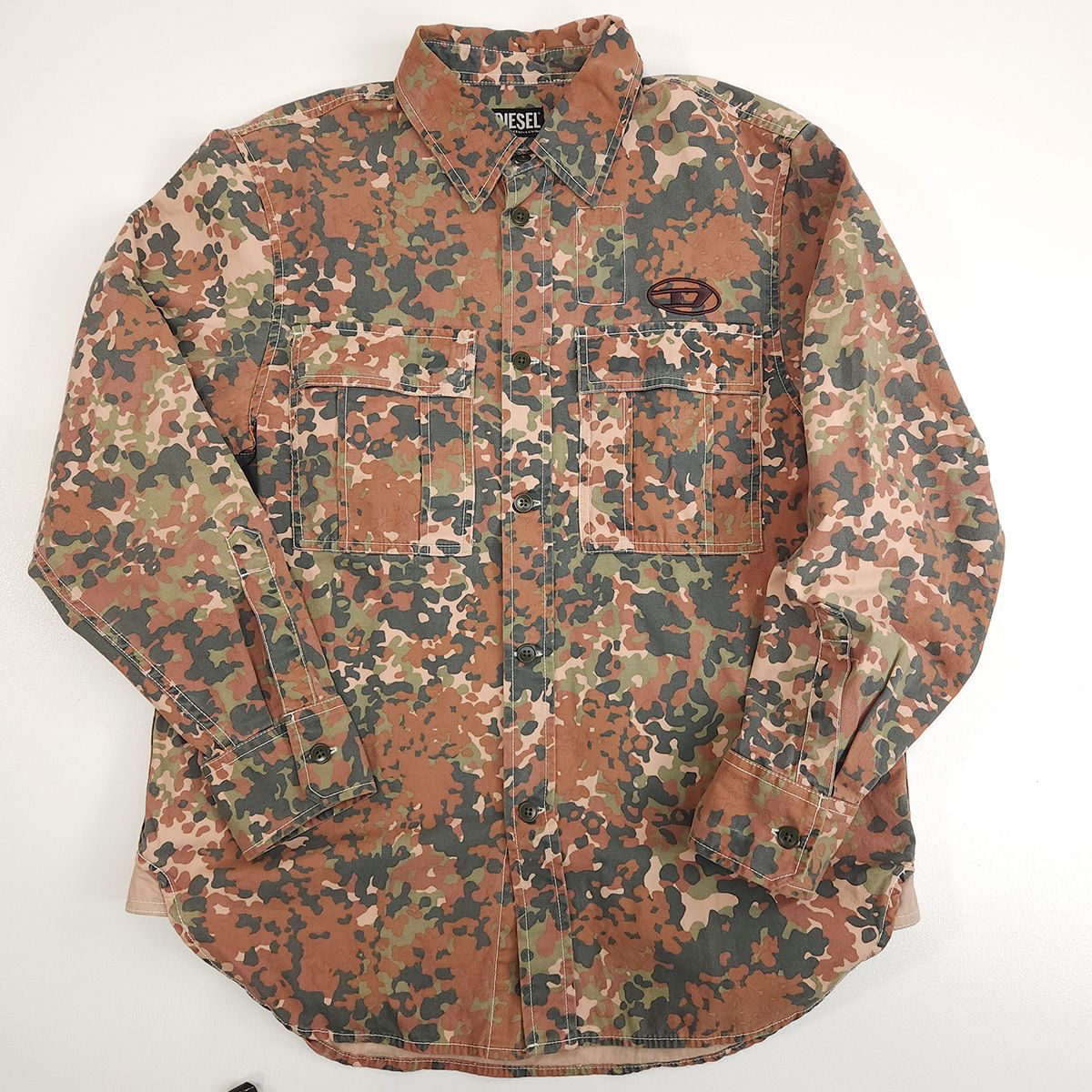 【物流センター】 中古 DIESEL | ディーゼル 長袖シャツ S-ROOW-BIG-PAT A03684 その他 【102】