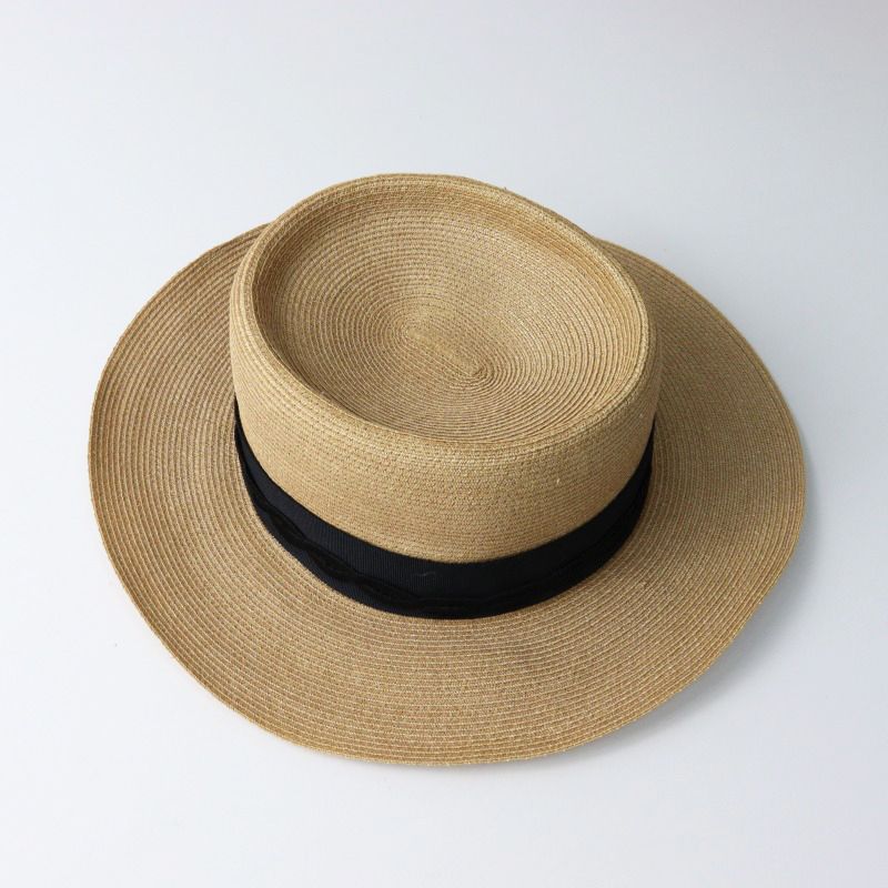 未使用ｃｏｅｕｒ　ｆｅｍｍｅ クールファム麦わら帽子 ヒノキ Coeur femme 麦わら帽子 未使用coeur femme クールファム