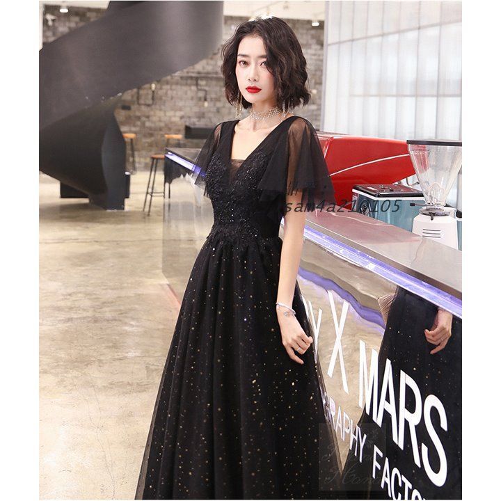 イブニングドレス ロング丈