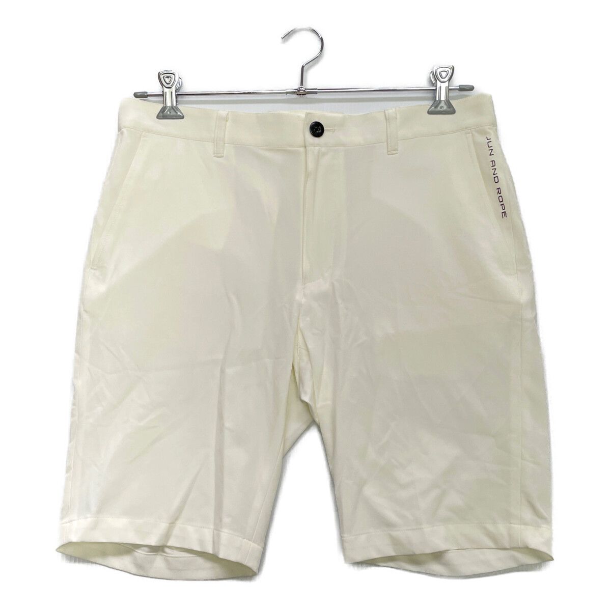 中古 メンズ ジュン＆ロペ JUNu0026ROPE ハーフパンツ L 白 ホワイト 春夏 シンプル
