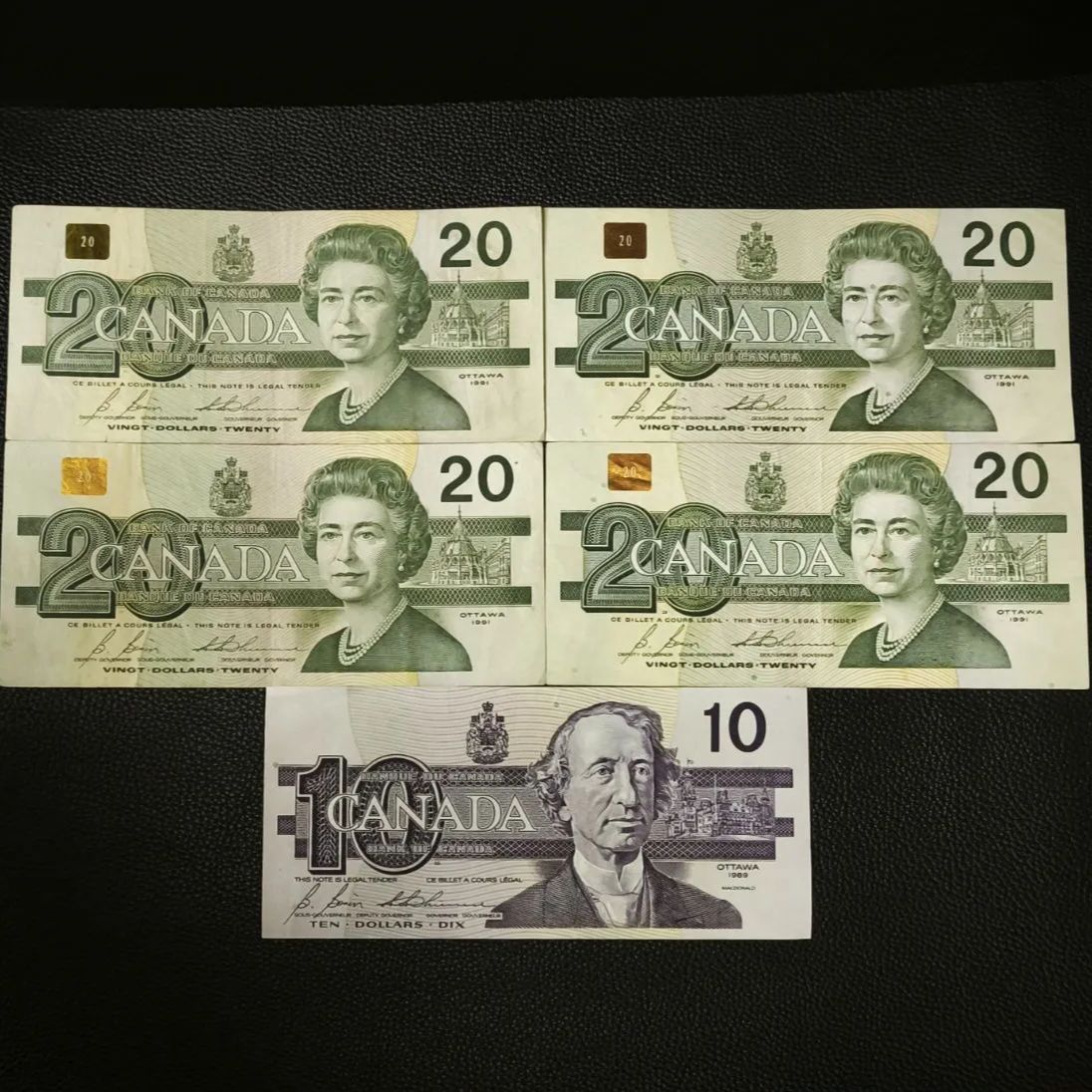 旧カナダ紙幣 20ドル 10ドル エリザベス女王 SNA 225102602608KE