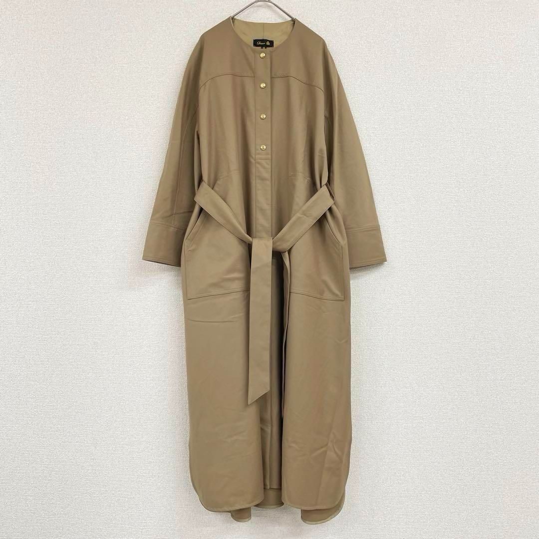 Drawer ノーカラーコート 36 DRAWER ドゥロワー ノーカラーコート