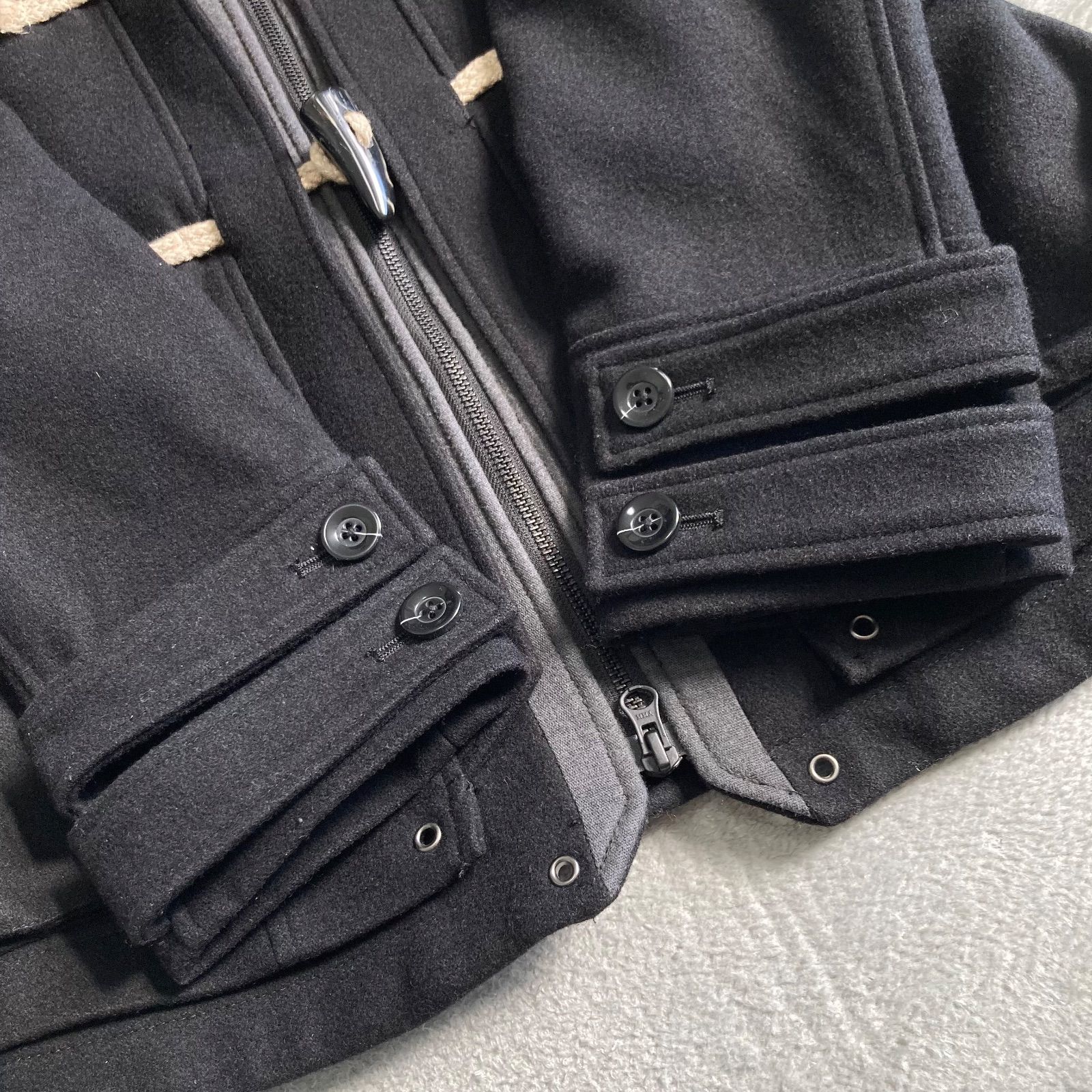 ファー付き ダッフルコート