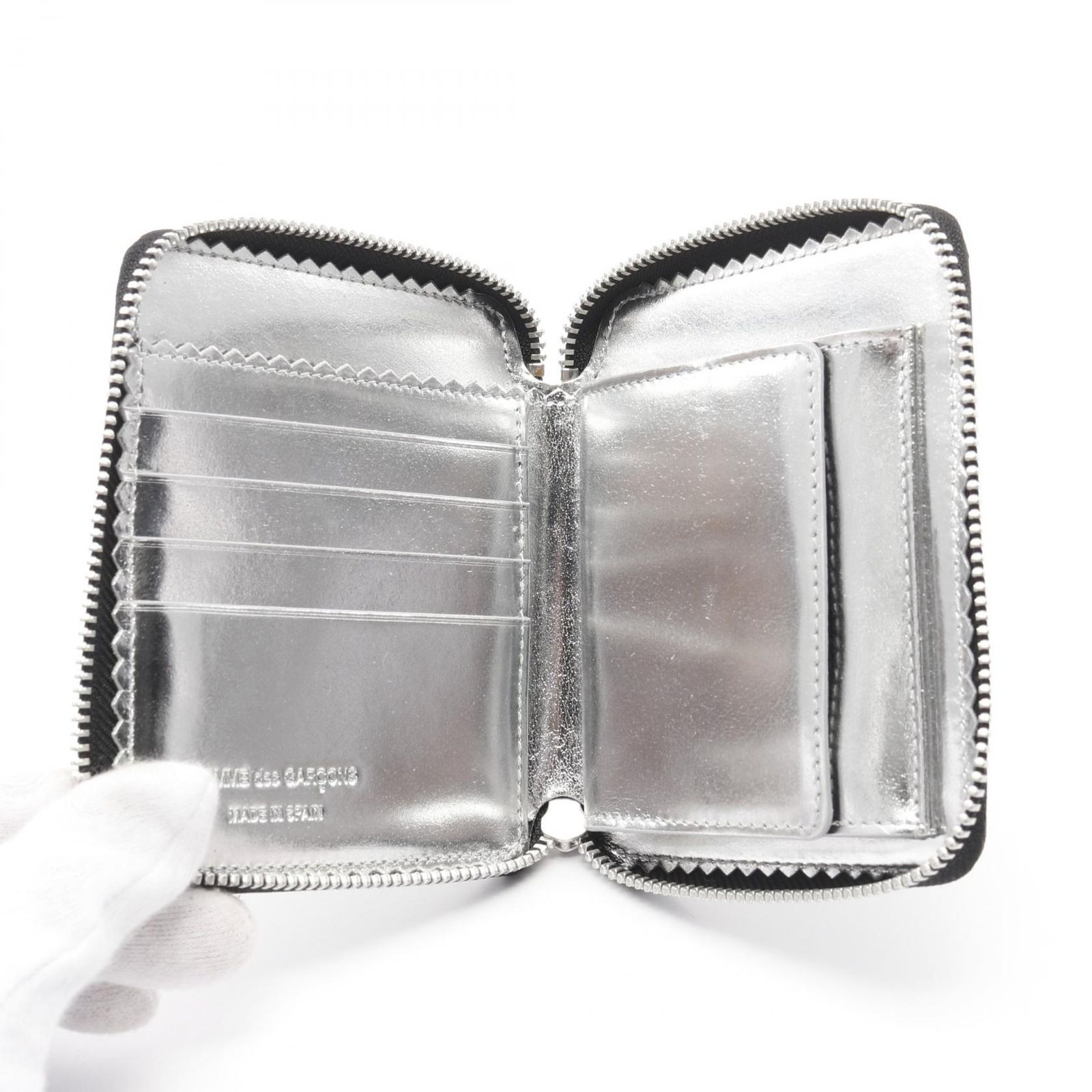 COMME des GARCONS コムデギャルソン MIRROR INSIDE ラウンド財布