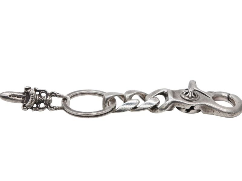 CHROME HEARTS クロムハーツ シルバーキーチェーン CLP CHN CLASSIC-L クラシックリンク 2 LINK 重量約51.5 g シルバー925 4 b 007767