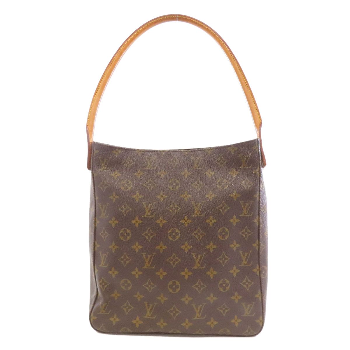 LOUIS VUITTON ルイヴィトン M51146 ルーピングMM トートバッグ モノグラムキャンバス レディース