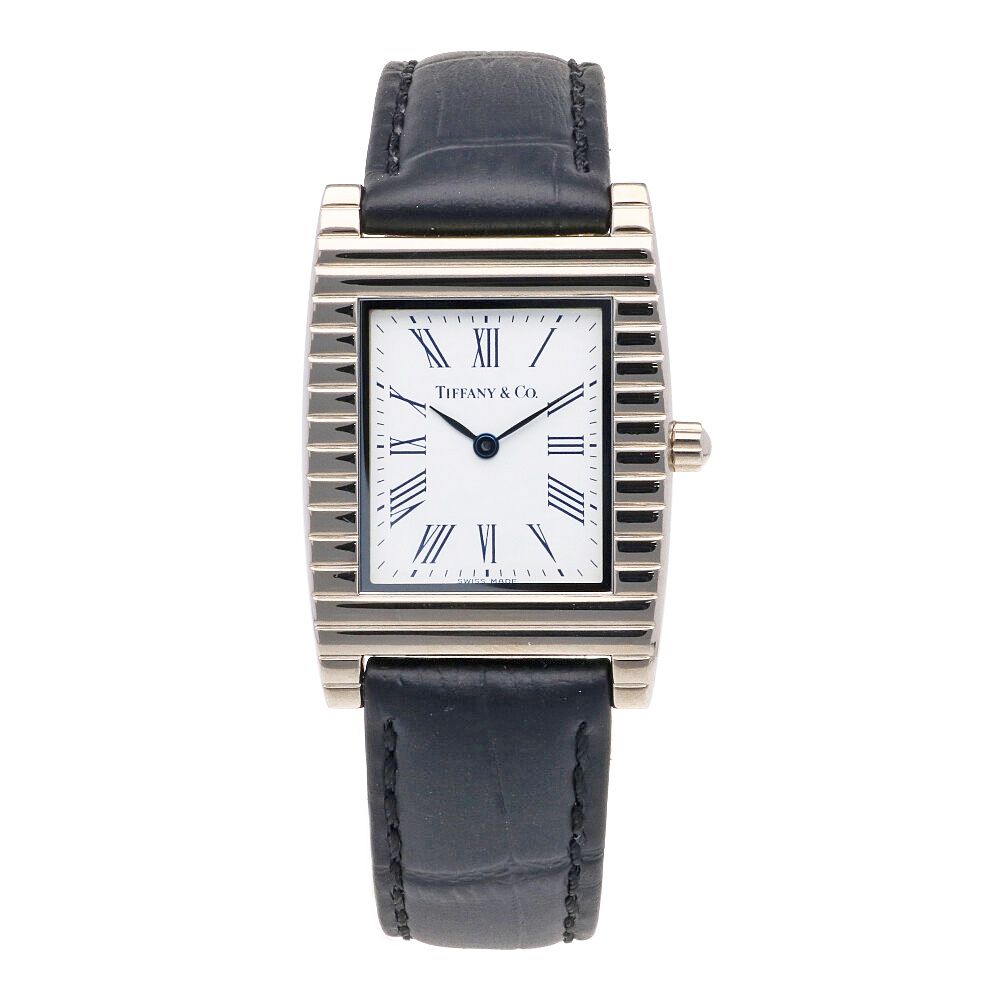ティファニー 腕時計 時計 18金 K18ホワイトゴールド クオーツ メンズ 1年保証 TIFFANY&Co. 中古 ティファニー