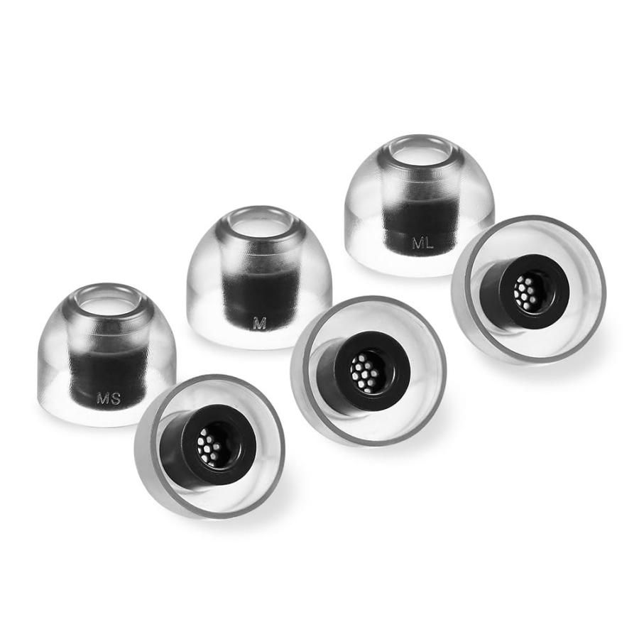 AZLA SednaEarfit Crystal 2 Standard [イヤーピース MS/M/MLサイズ各1ペア] 最高級プレミアムLSR素材採