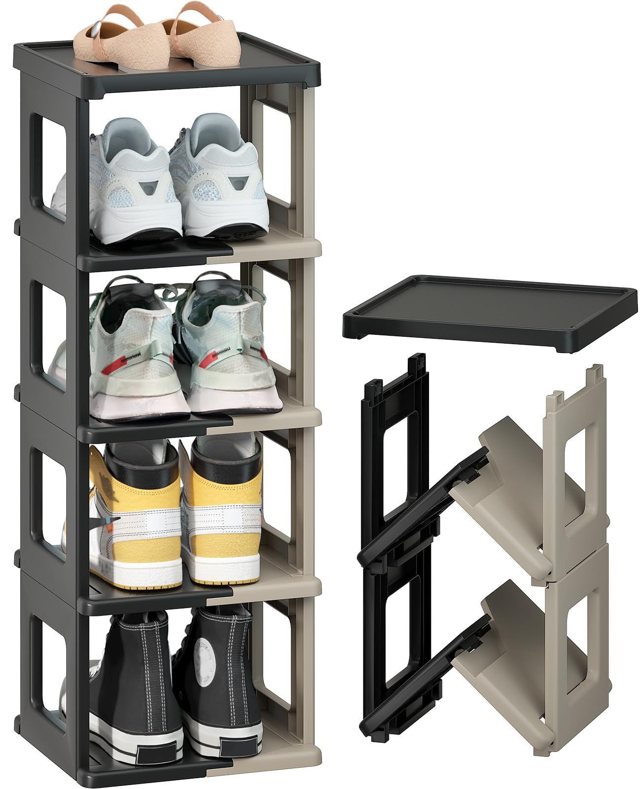 在庫処分】バスルーム、リビングルーム、テーブルの下の収納ラックで