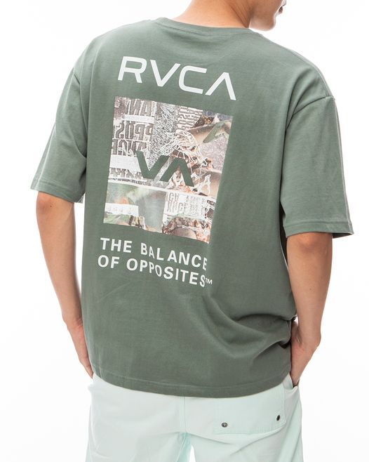 2024春夏 新品【RVCA/ルーカ/ルカ】THRASHED BOX RVCA TEE Ｔシャツ GNB0 メンズ BE041-224