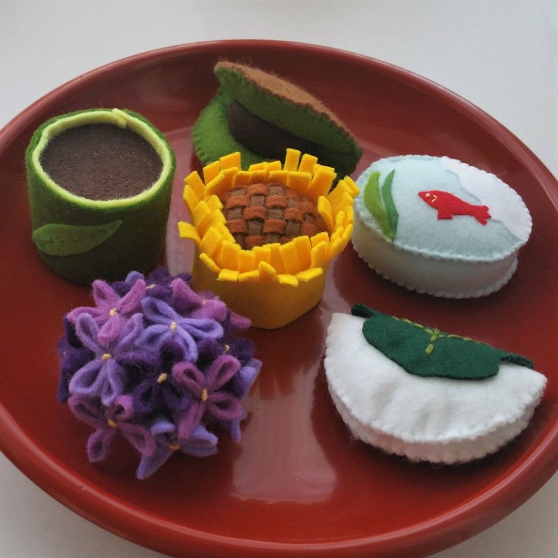 フェルトの和菓子『四季』24個セット - メルカリ