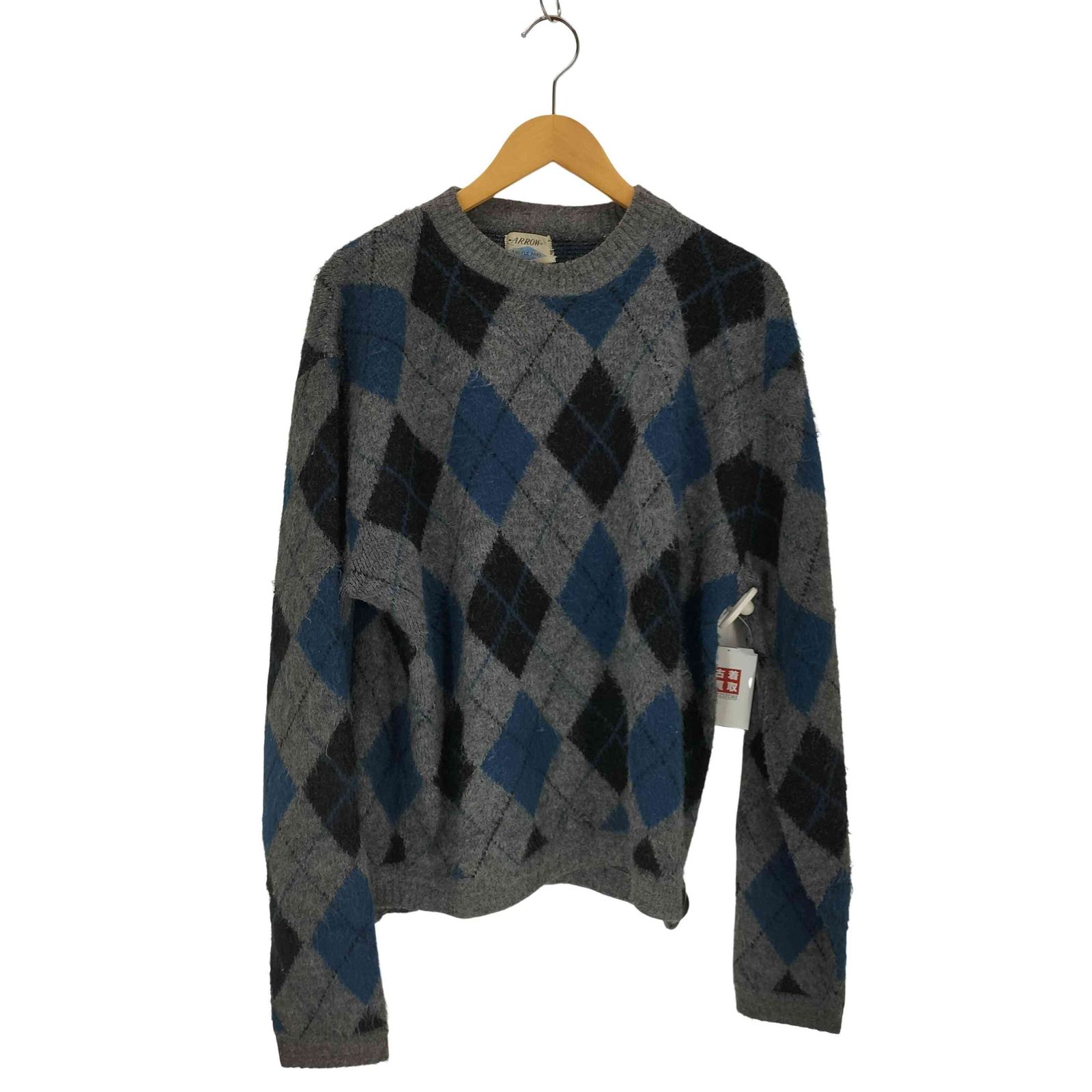 アロー ARROW アクリル100  アーガイルニット ARGYLE PARK メンズ JPN：L 