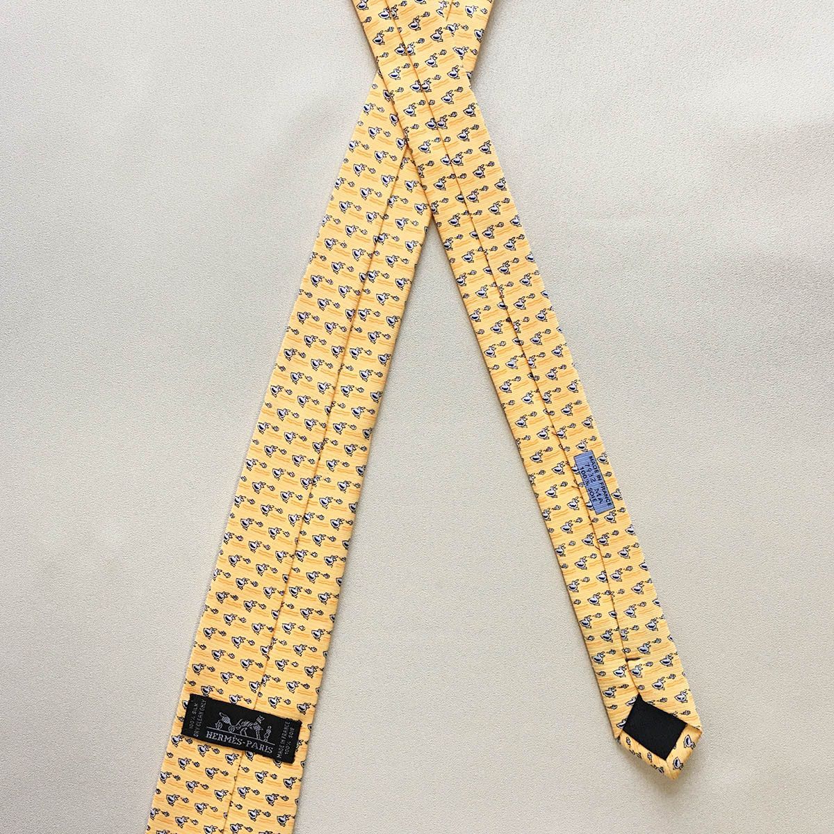 美品 エルメス HERMES ネクタイ シルク100% 動物柄 カモメ 楽天市場】【アパレル】HERMES エルメス ネクタイ アニマル 動物