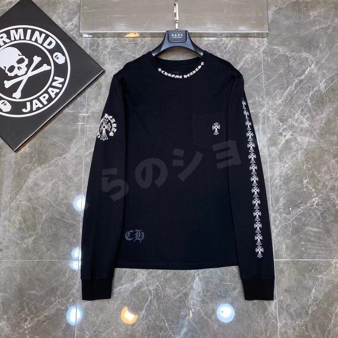 Chrome Hearts | クロムハーツ 長袖 Ｔシャツ カットソー パーカー ブラック ホワイト 黒 白