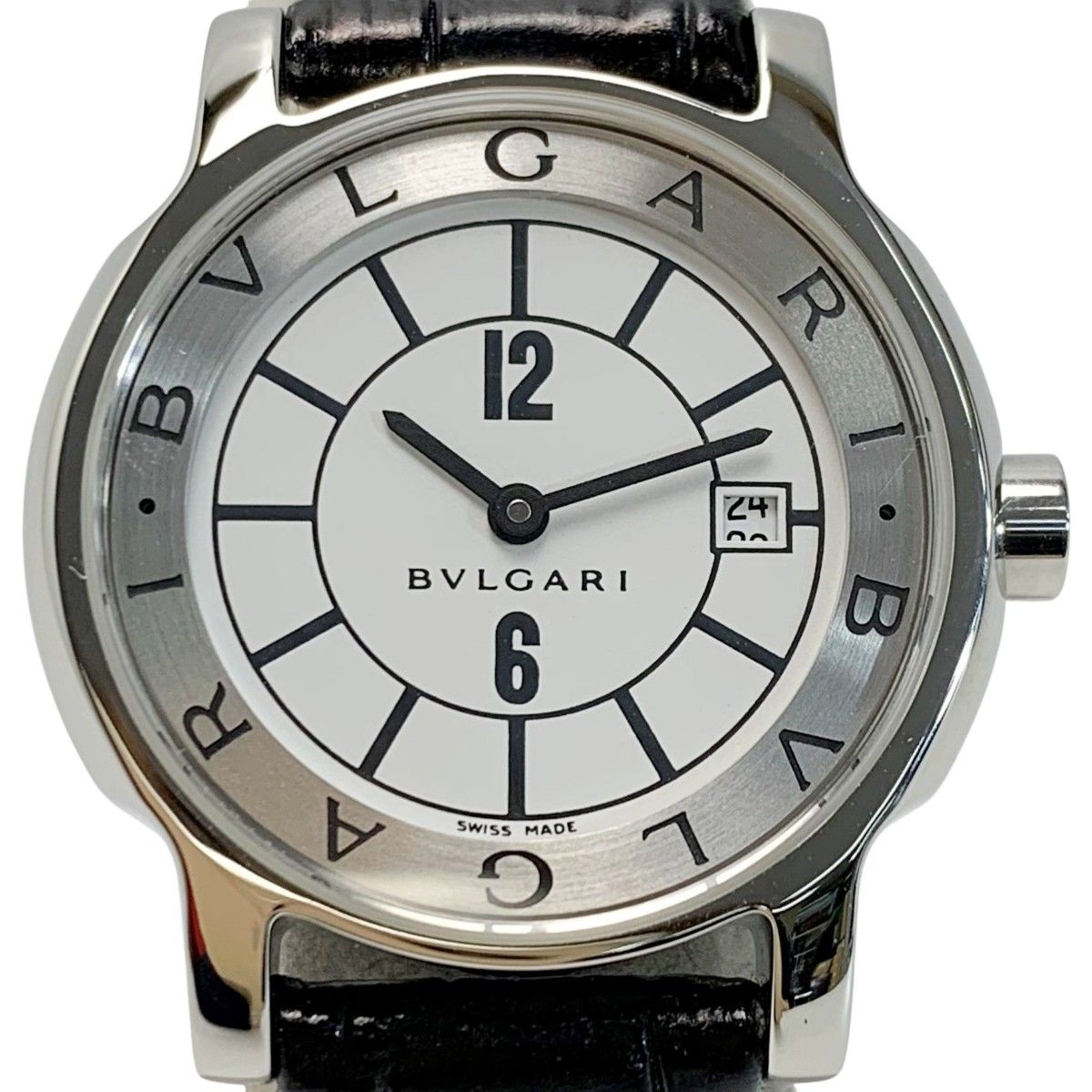 BVLGARI ブルガリ ソロテンポ レザー ST29S M63467 クォーツ レディース 腕時計