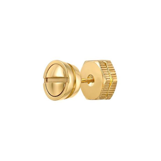 送料無料 リンクス メンズ ピアス イヤリング アクセサリー LYNX Men s G Tone Stainless Steel Screw Head Stud - Single Earring G Tone