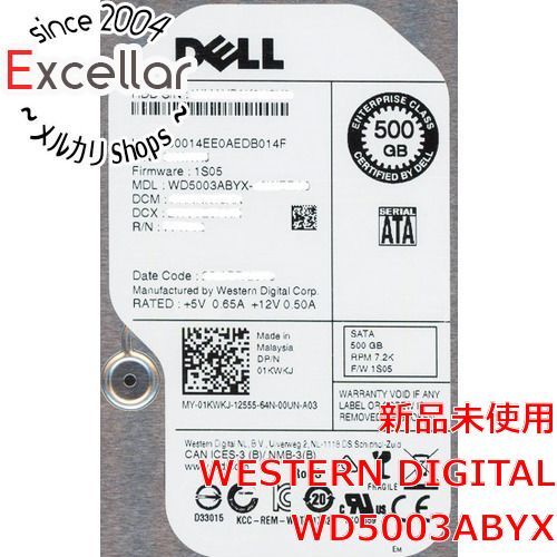 bn:6] 【新品訳あり(箱きず・やぶれ)】 Western Digital製HDD WD5003ABYX 500GB SATA300 7200 -  メルカリ