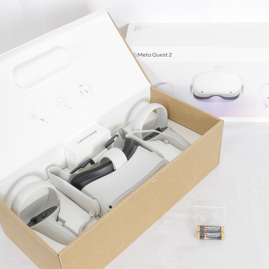 Meta Quest 2 128GB VR ヘッドマウントディスプレイ ヘッドセット メタ 