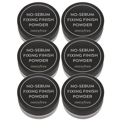 6個セット イニスフリー ノーセバム フィニッシング パウダー 10g フェイスパウダー ベージュ innisfree メール便
