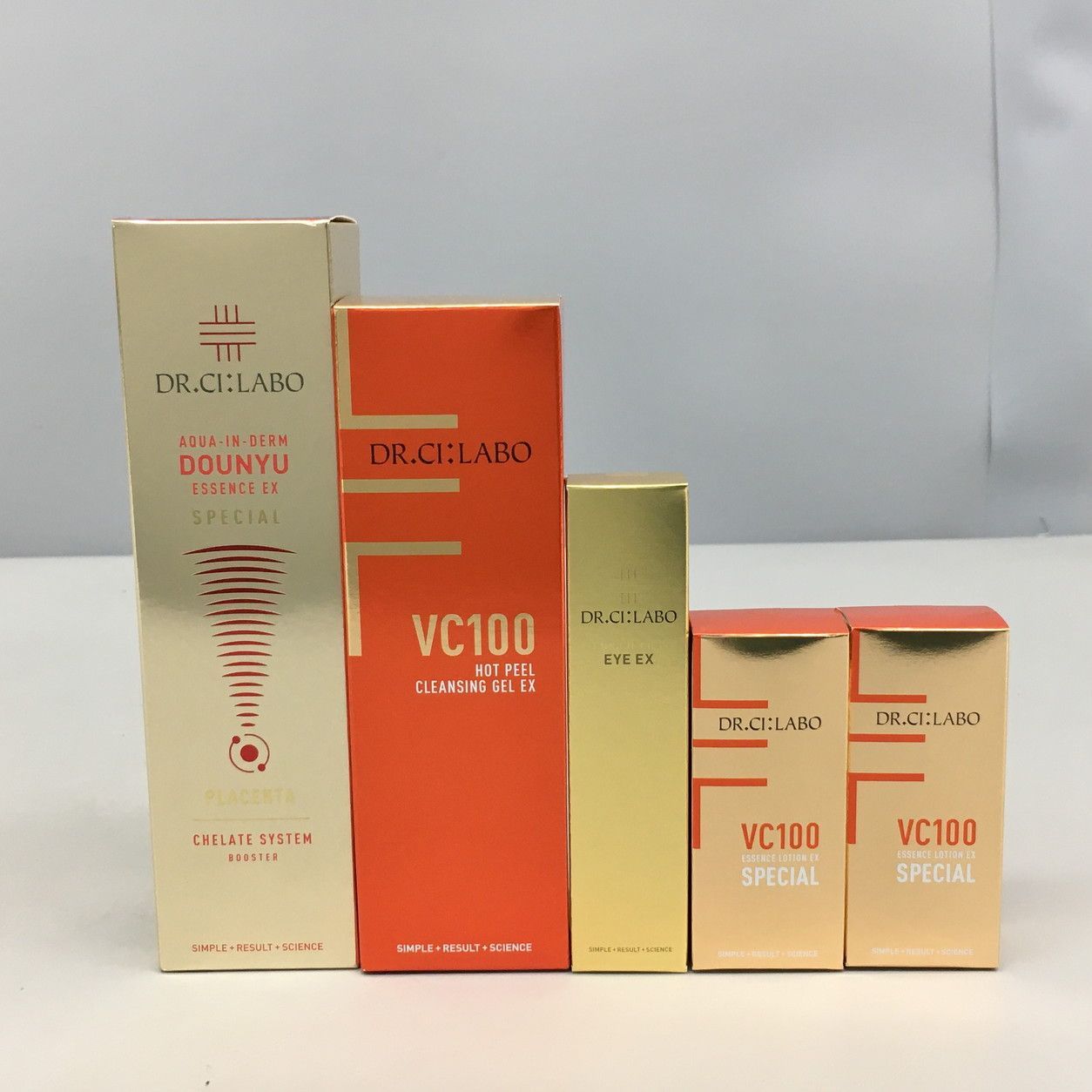 DR.CI:LABO 5点セット VHPクレンジングゲルEX20 / アクアインダーム / エンリッチLアイEX / VエッセンスローションEX S 未使用 2507LR003