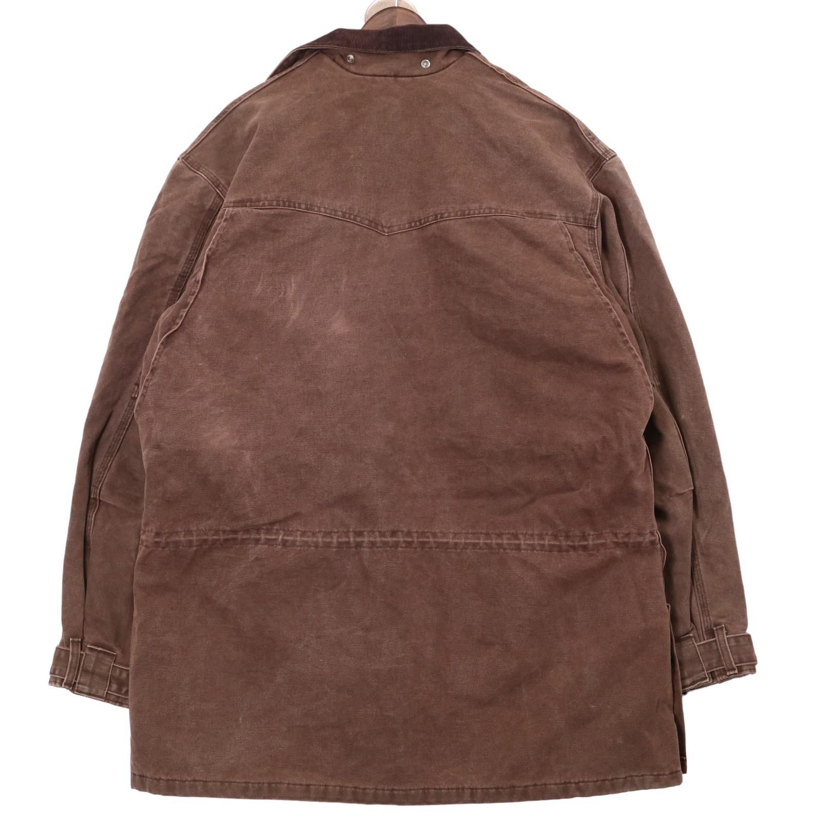 00年代 Carhartt カーハート ダックカバーオール ワーク ブラウン