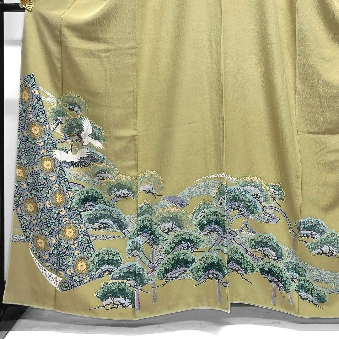 池田裕 色留袖 本加賀友禅 華紋 短冊 鶴 松 着物 093w d - メルカリ 池田裕 色留袖 本加賀友禅 華紋 短冊 鶴 松 着物 093w d - メルカリ