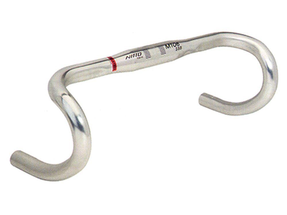 【数量限定】φ31.8 128/ドロップ/リーチ/78 SILVER M106-SSB 幅400 NITTO(日東)