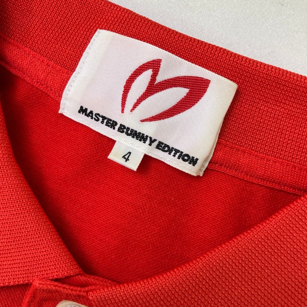 サイズ：5 MASTER BUNNY EDITION マスターバニーエディション 10周年モデル ×BATMAN ハイネック 長袖Tシャツ バットマン  レッド系 [240101487540] ゴルフウェア メンズ ストスト サイズ：5 MASTER BUNNY EDITION マスターバニーエディション 10