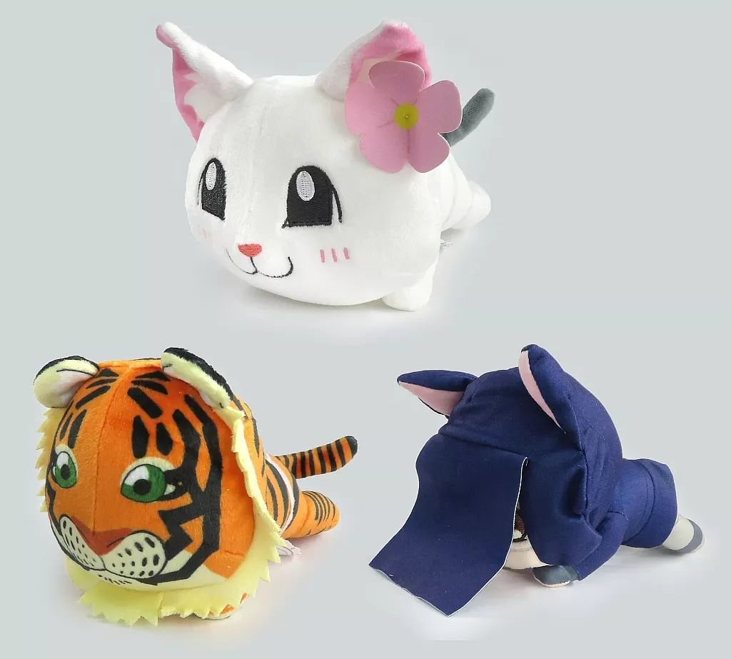 中古】ぬいぐるみ 全3種セット 寝そべりぬいぐるみVol.2(EX