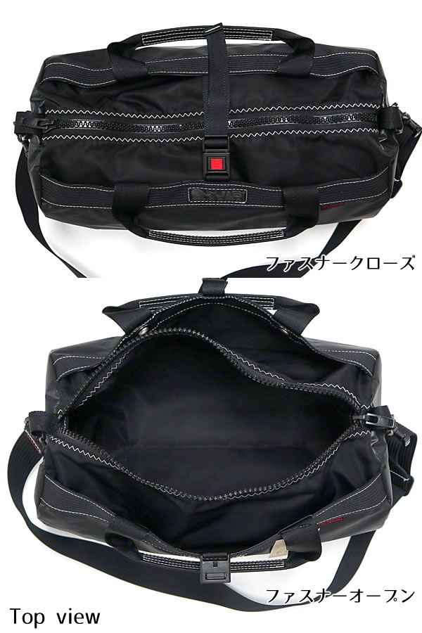 JIB ダッフルバッグ Sサイズ DSB ブラック ショルダーベルト付 セイル