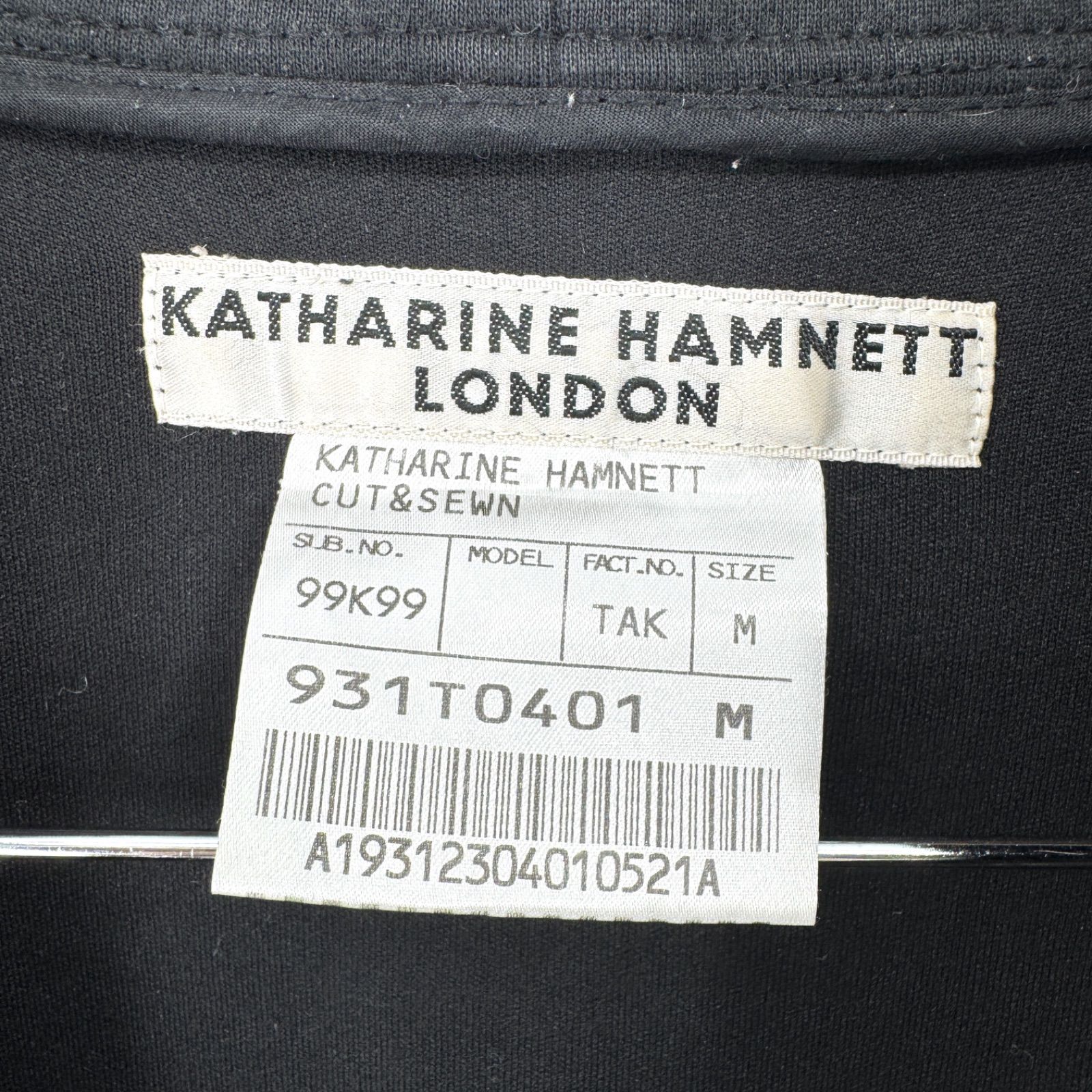 Katharine Hamnett London ジップパーカー ジップアップ M キャサリン