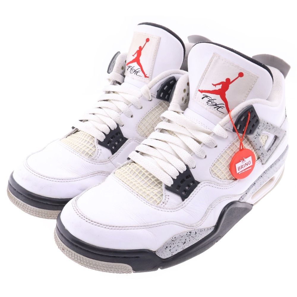 NIKE (ナイキ) 16年製 AIR JORDAN 4 RETRO OG WHITE CEMENT エア