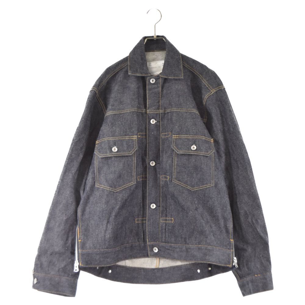 Sacai (サカイ) 23SS Denim Jacket サイドジップ デニムジャケット インディゴ 23-02997M - メルカリ