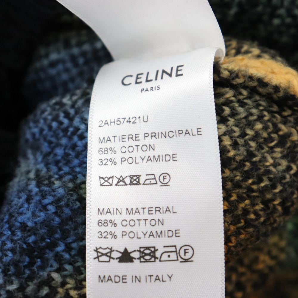CELINE (セリーヌ) 23SS 2AH57421U サンセットジャガード ニット CELINE (セリーヌ) 23SS 2AH57421U サンセットジャガード ニット