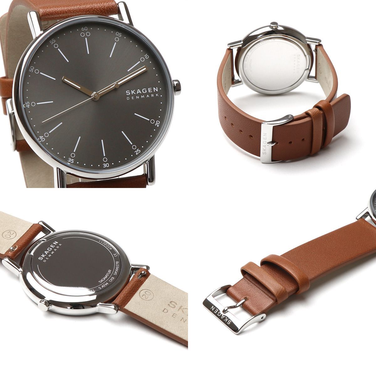 スカーゲン SKAGEN 腕時計 メンズ SKW6578 SIGNATUR 三針 ミディアム 