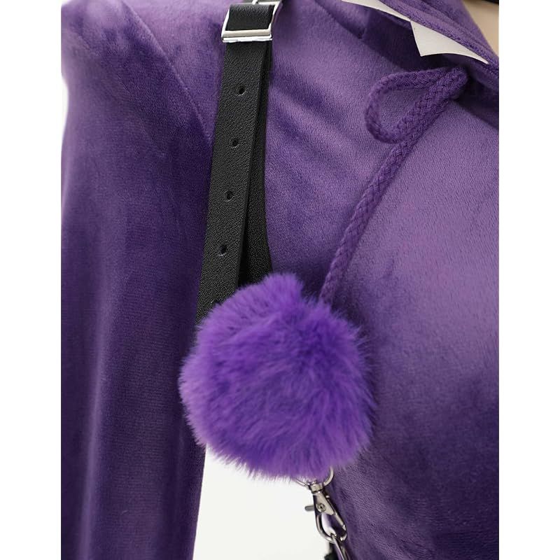 在庫 Miccostumes レディース 大人 アニメ ゲーム かわいい ホームウェア パジャマ ボディスーツ レオタード フーディー 幽霊風 モンスター ビースト 怪獣 コスプレ コスチューム コス 衣装 仮装 変身 変装 撮影 お化け パー 0 MANTTHAN_COM