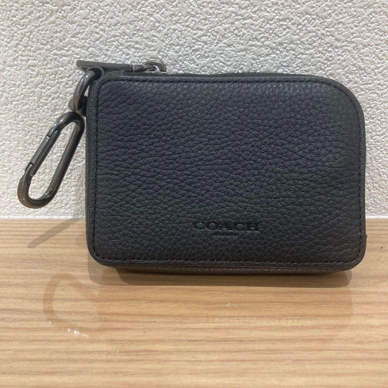 極美品】COACH コーチ CC081 キーケース キーポーチ ブラック 黒