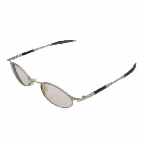 オークリー OAKLEY めがね メガネ 眼鏡 メタルフレーム フルリム ゴールドカラー ブラウン 48□22