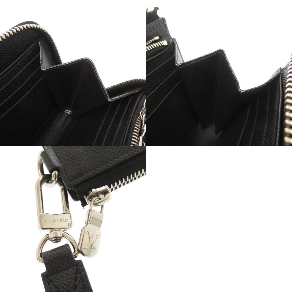 美品 ルイ ヴィトン ジッピー ドラゴンヌ タイガ M69409 ノワール L字