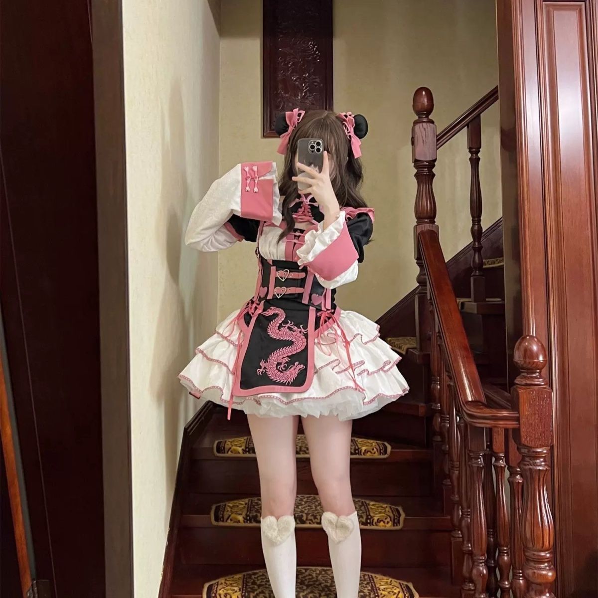 ピンク×ブラック