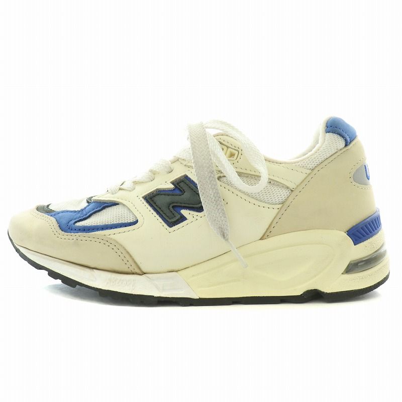 ニューバランス NEW BALANCE 990V2 White Navy 990V2 ホワイト ニューバランス NEW BALANCE 990V2 White Navy 990V2 ホワイト